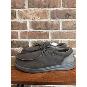 HEYDUDE Men's‎ Paul Eco Charcoal Size 13 | Men's Shoes, Brand New, Quick Ship!